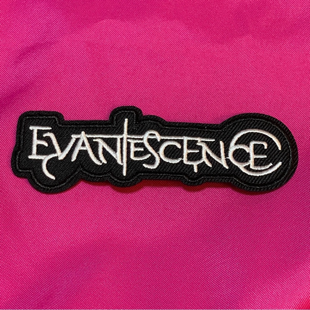 Evanescence Black White Patch Band Logo 4 inch